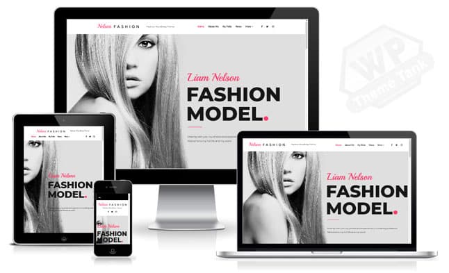 Nelson Fashion Modelling Agency WordPress Theme